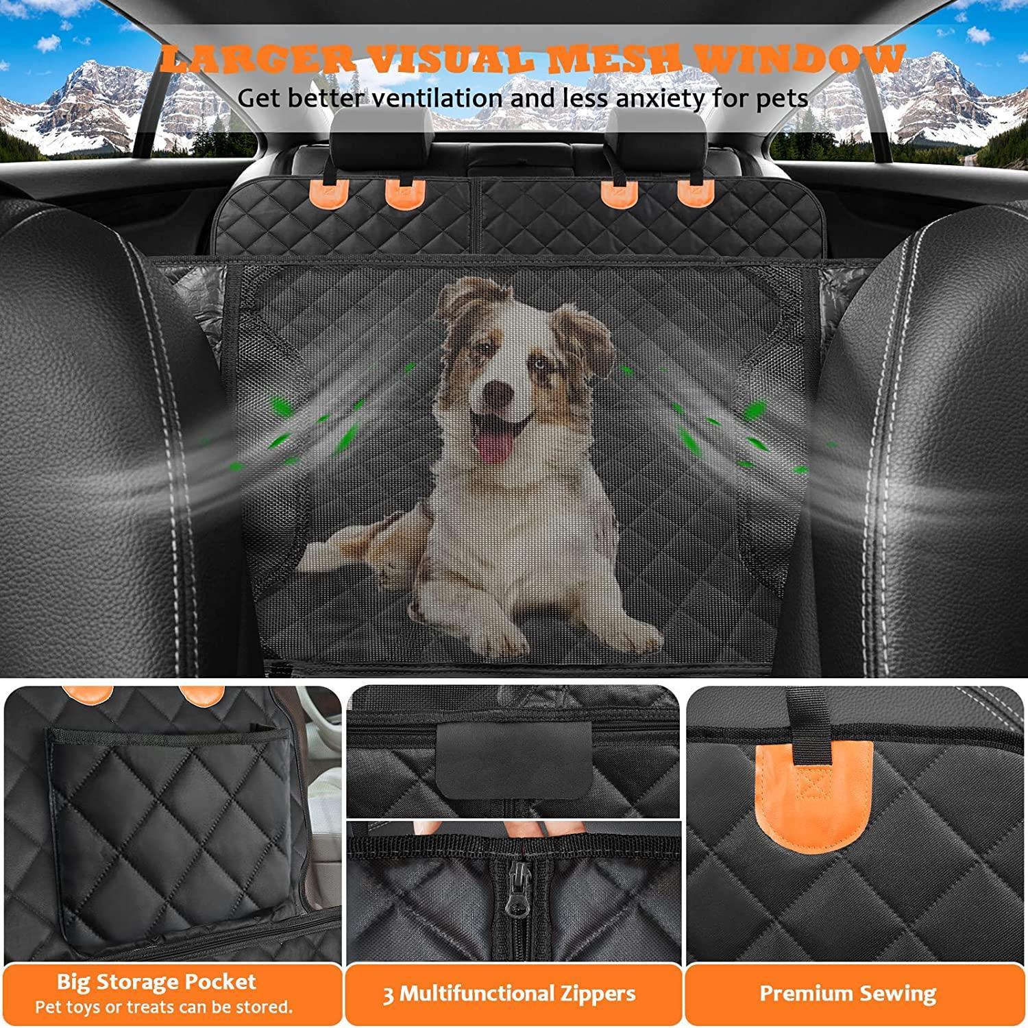 Paw For Life Waterproof Car Seat Cover, Seat Belt, Pet Leash - Paw For Life